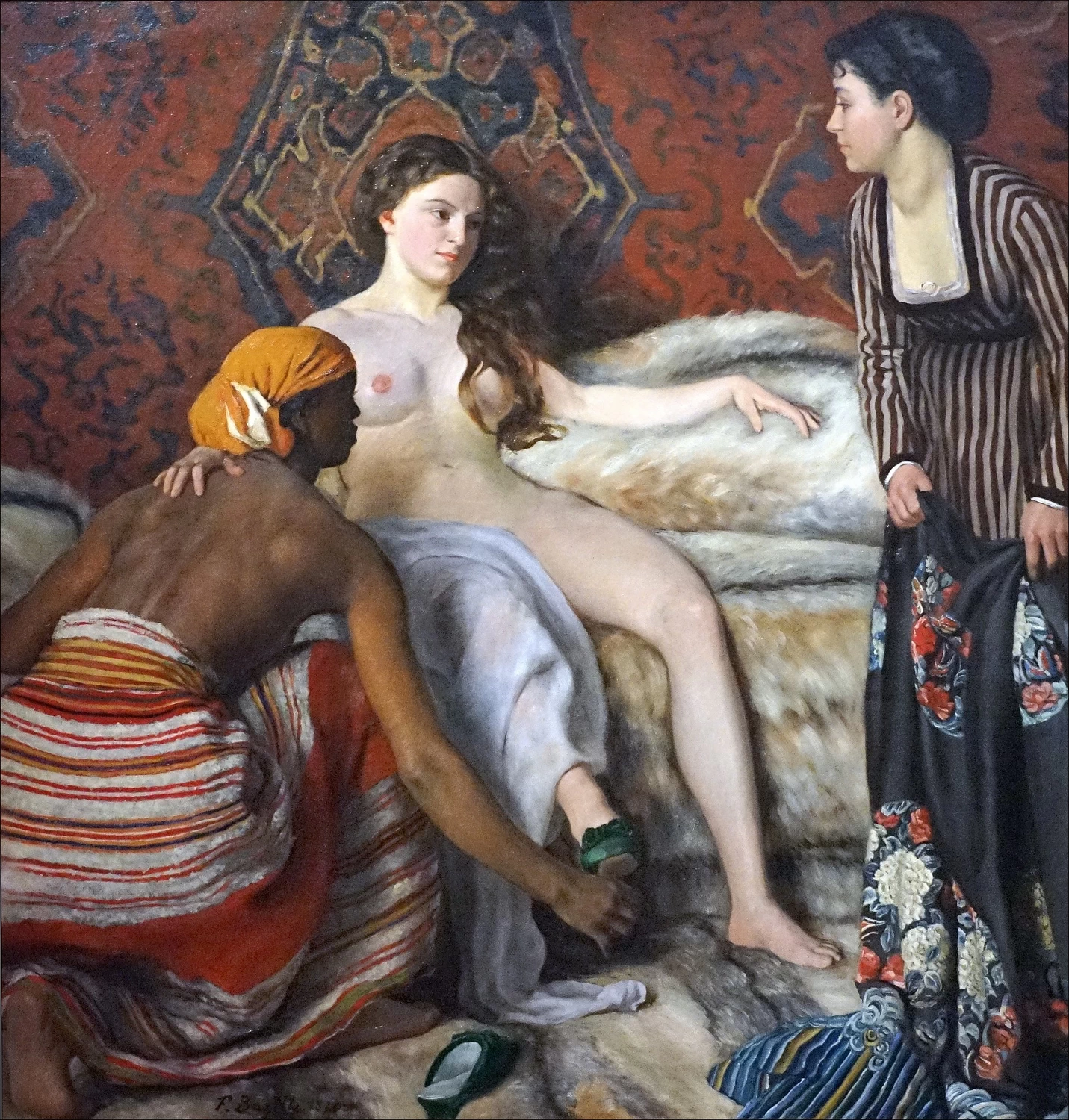 Jean-Frédéric Bazille-34-La toilette - Museo Fabre, Montpellier